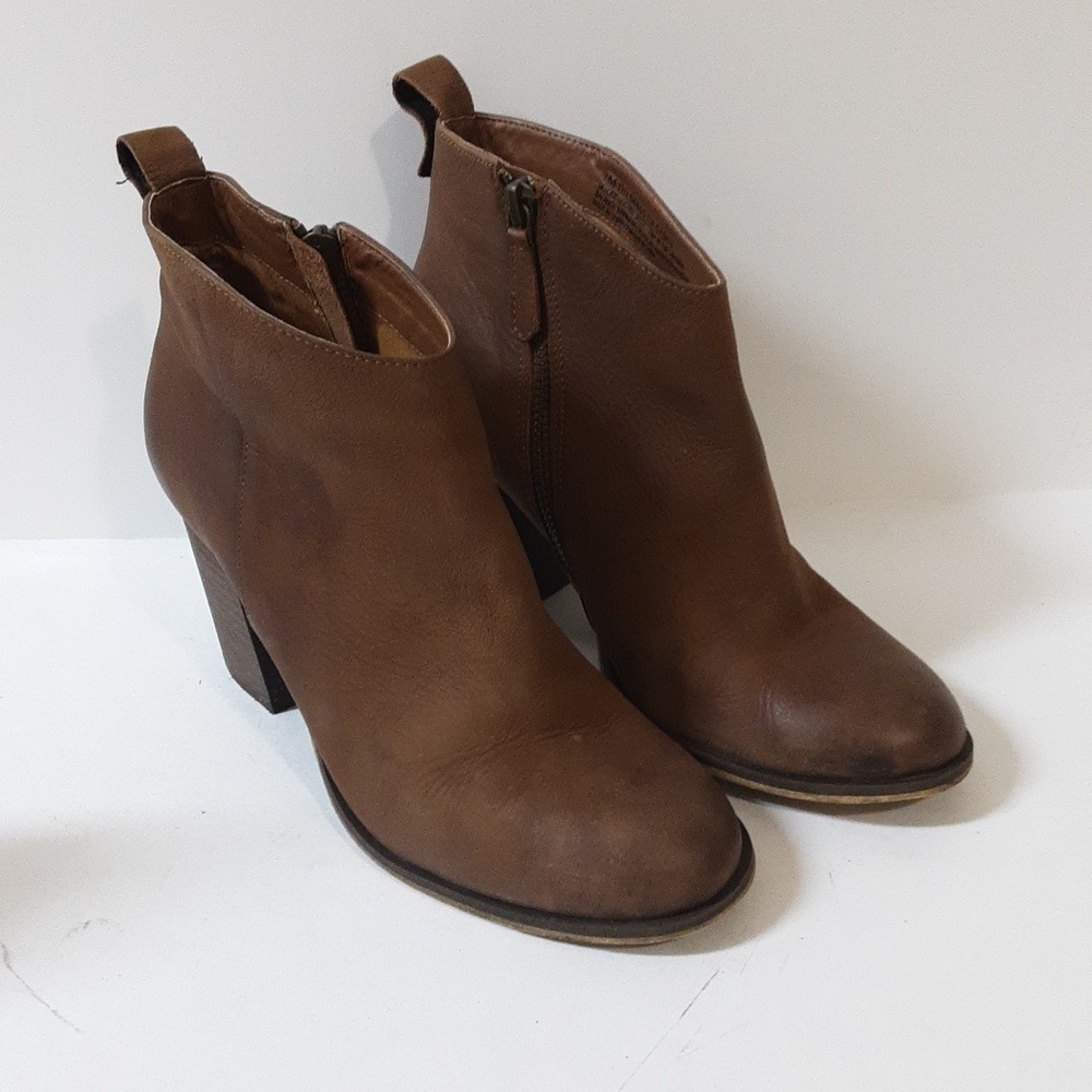 BP leather ankle boots women 7M western festival casual rodeo boho Retro y2k